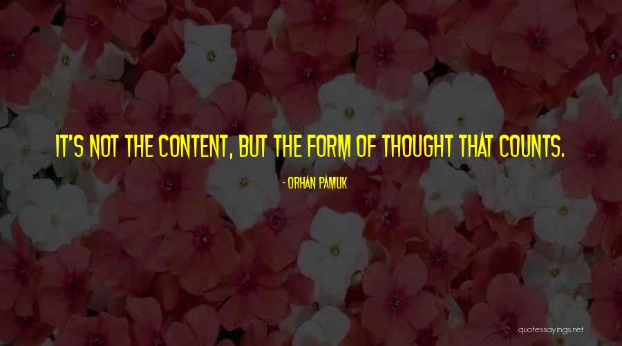 If It's The Thought That Counts Quotes By Orhan Pamuk