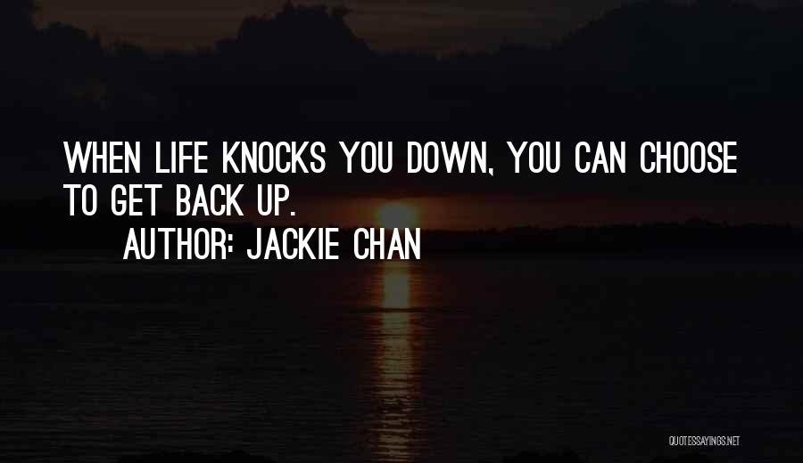 If Life Knocks You Down Quotes By Jackie Chan