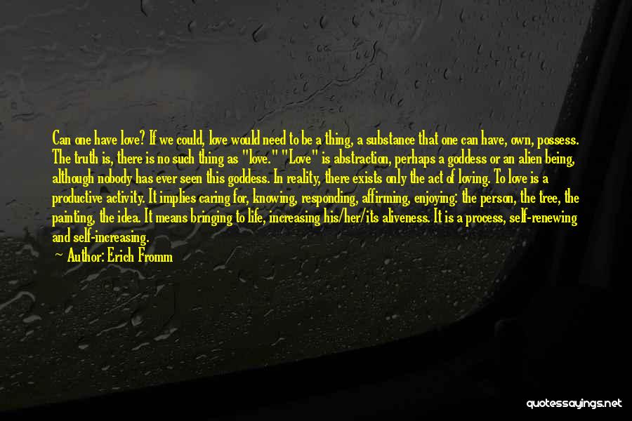 If Love Exists Quotes By Erich Fromm