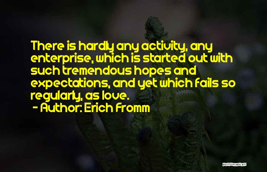 If Love Fails Quotes By Erich Fromm