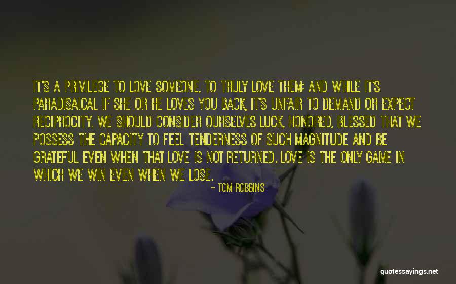 If Love Is A Game Quotes By Tom Robbins