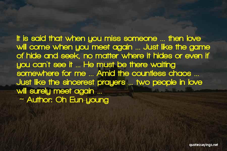 If Missing You Quotes By Oh Eun-young