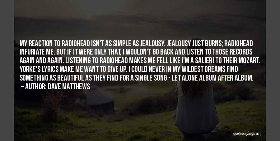 If Only I Could Go Back Quotes By Dave Matthews