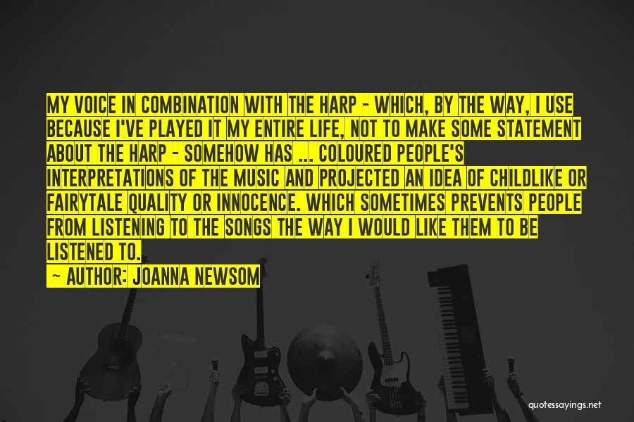 If Only Life Fairytale Quotes By Joanna Newsom