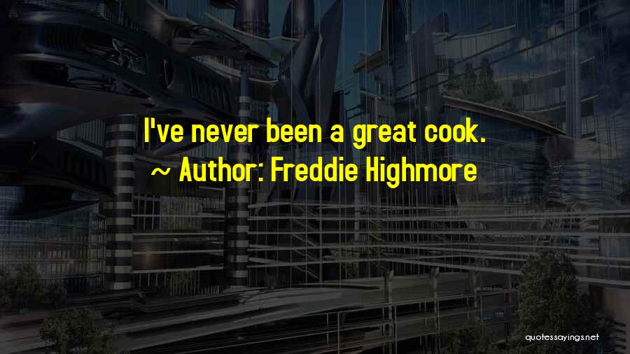 If She Can't Cook Quotes By Freddie Highmore