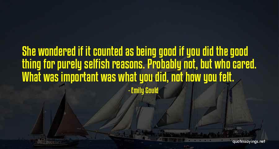 If She Cared Quotes By Emily Gould