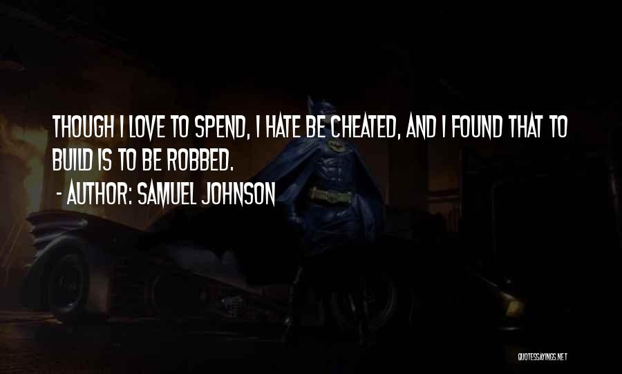 If She Cheated Quotes By Samuel Johnson