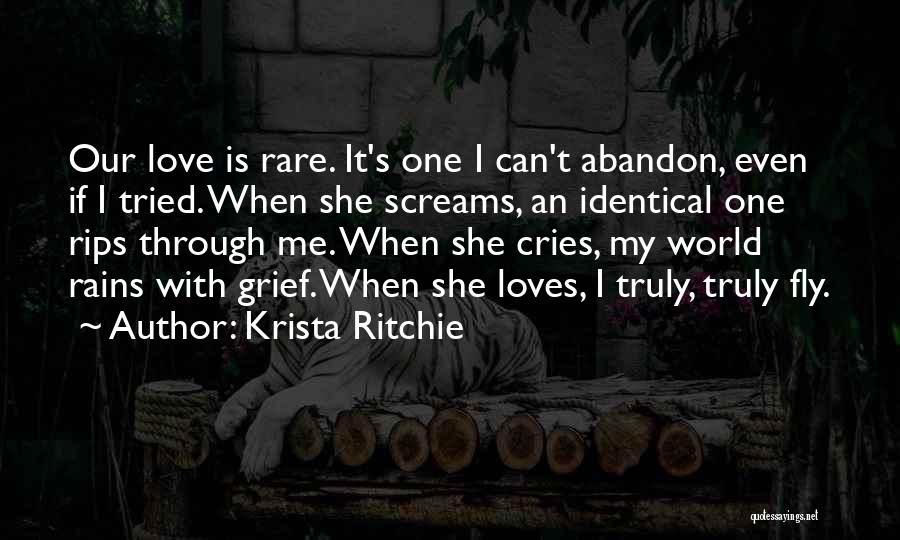 If She Loves Me Quotes By Krista Ritchie