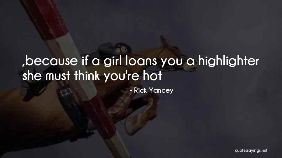 If She Quotes By Rick Yancey