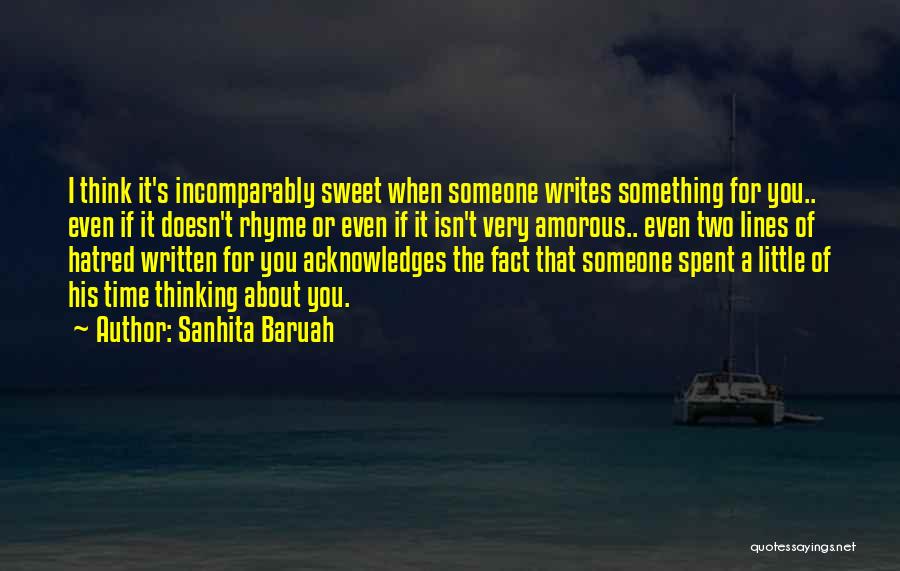If Someone Doesn't Love You Quotes By Sanhita Baruah