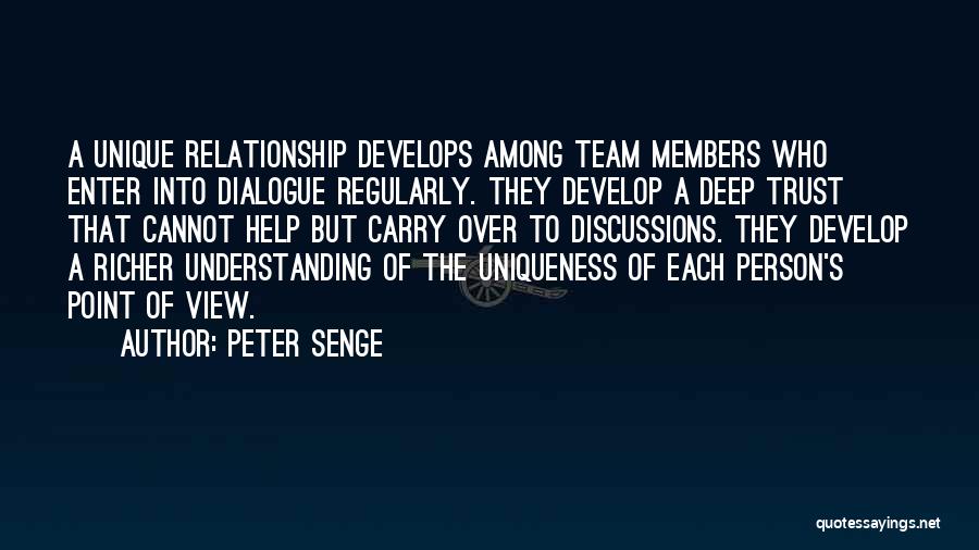 If There's No Trust In A Relationship Quotes By Peter Senge