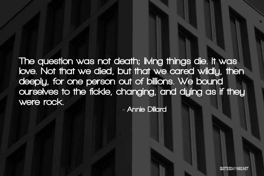 If They Cared Quotes By Annie Dillard