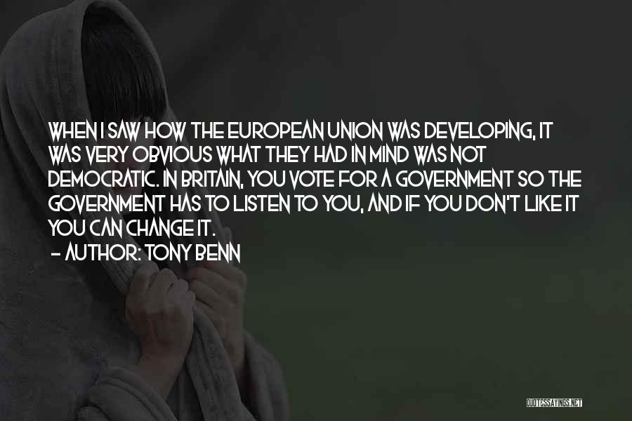 If They Don't Listen Quotes By Tony Benn