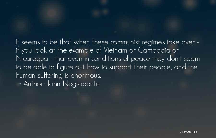 If They Don't Support You Quotes By John Negroponte