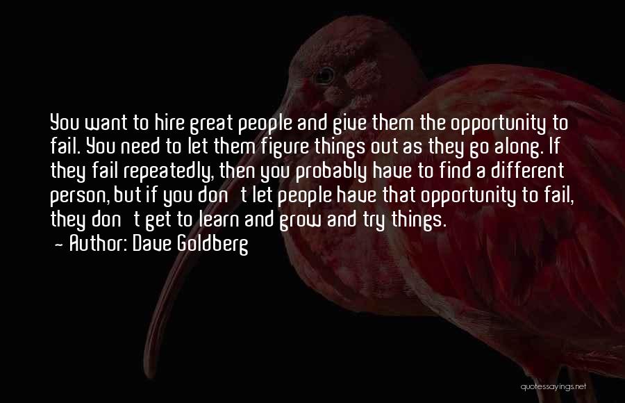 If They Don't Want You Quotes By Dave Goldberg