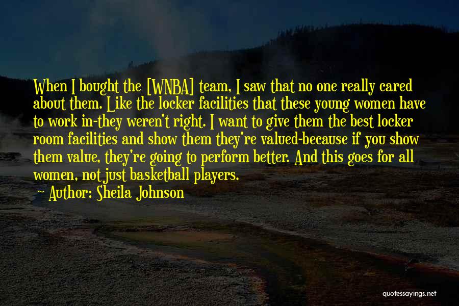 If They Really Cared Quotes By Sheila Johnson