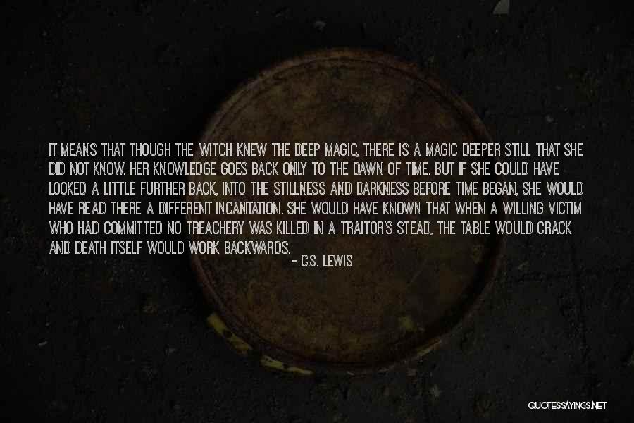 If Time Goes Back Quotes By C.S. Lewis