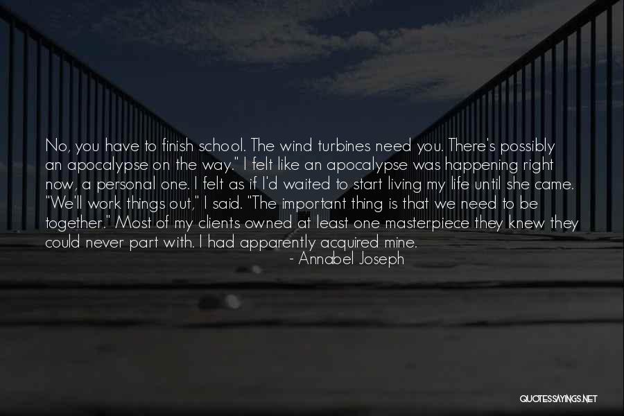 If We Work Together Quotes By Annabel Joseph