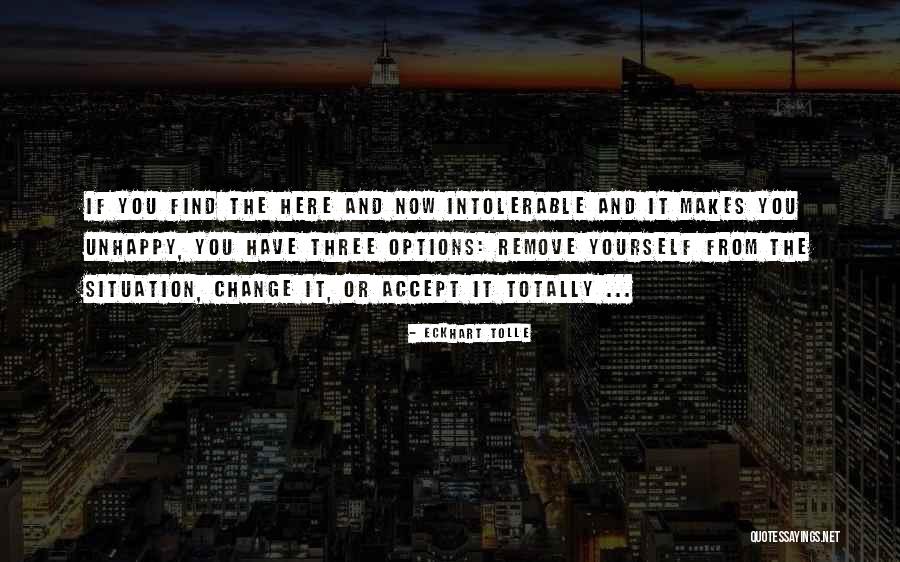If You Are Unhappy Change It Quotes By Eckhart Tolle If You Are Unhappy Change It Quotes By Eckhart Tolle