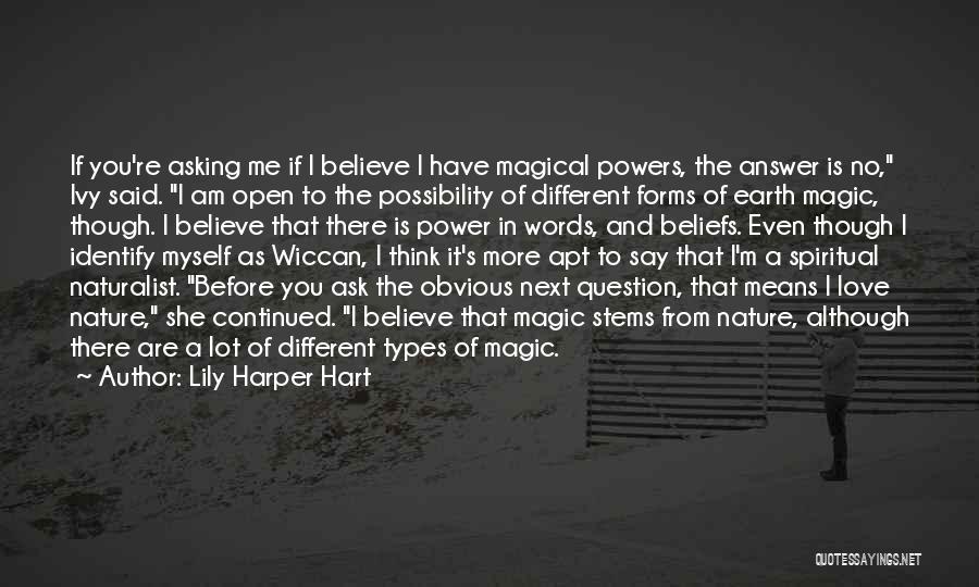 If You Believe In Magic Quotes By Lily Harper Hart