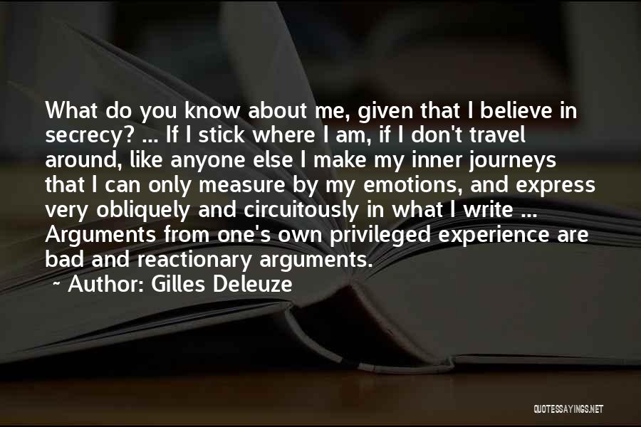 If You Believe In Me Quotes By Gilles Deleuze