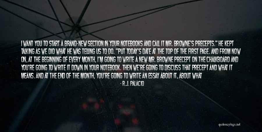 If You Can't Put Me First Quotes By R.J. Palacio