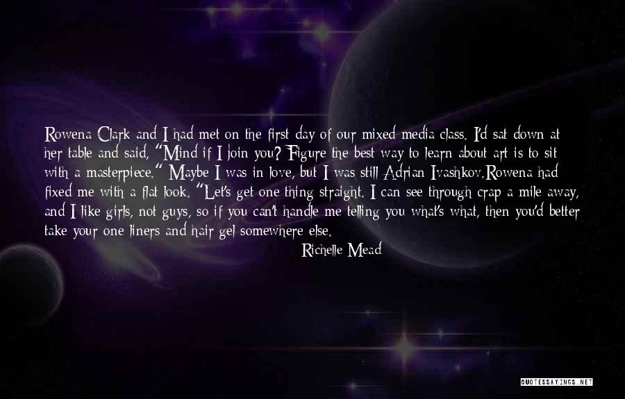 If You Can't Put Me First Quotes By Richelle Mead