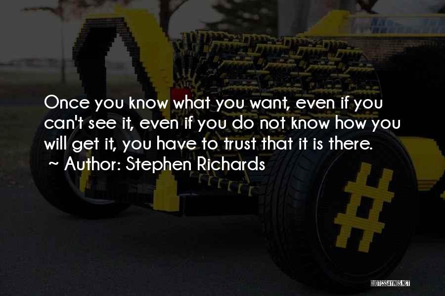 If You Can't Trust Quotes By Stephen Richards