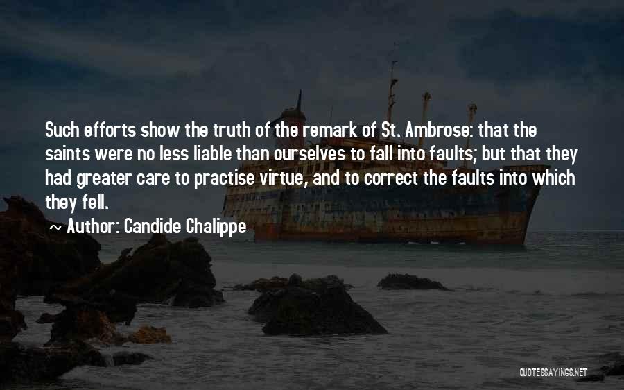 If You Care Show Me Quotes By Candide Chalippe