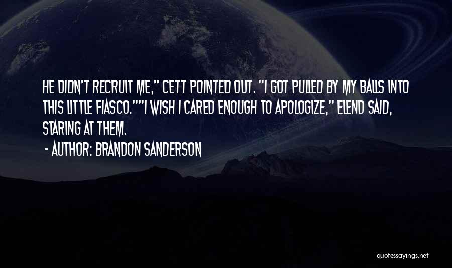 If You Cared Enough Quotes By Brandon Sanderson