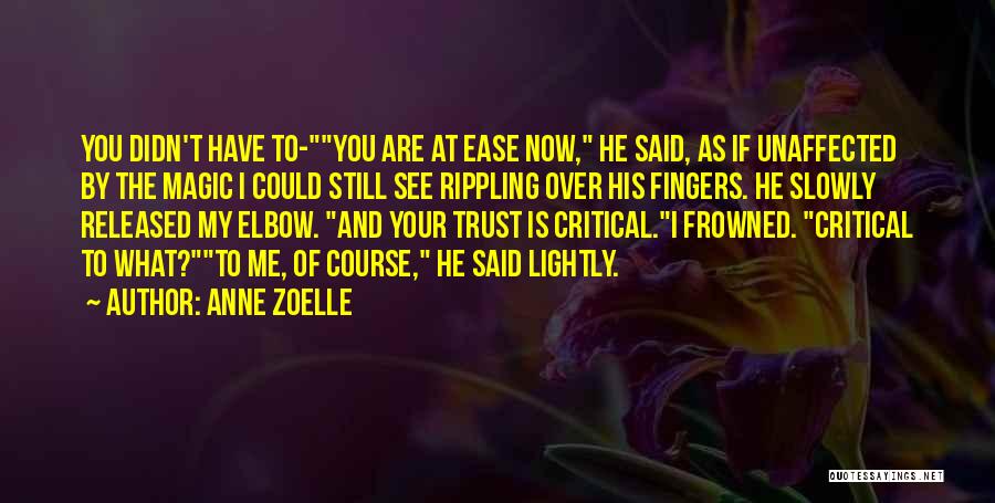 If You Could See Me Now Quotes By Anne Zoelle
