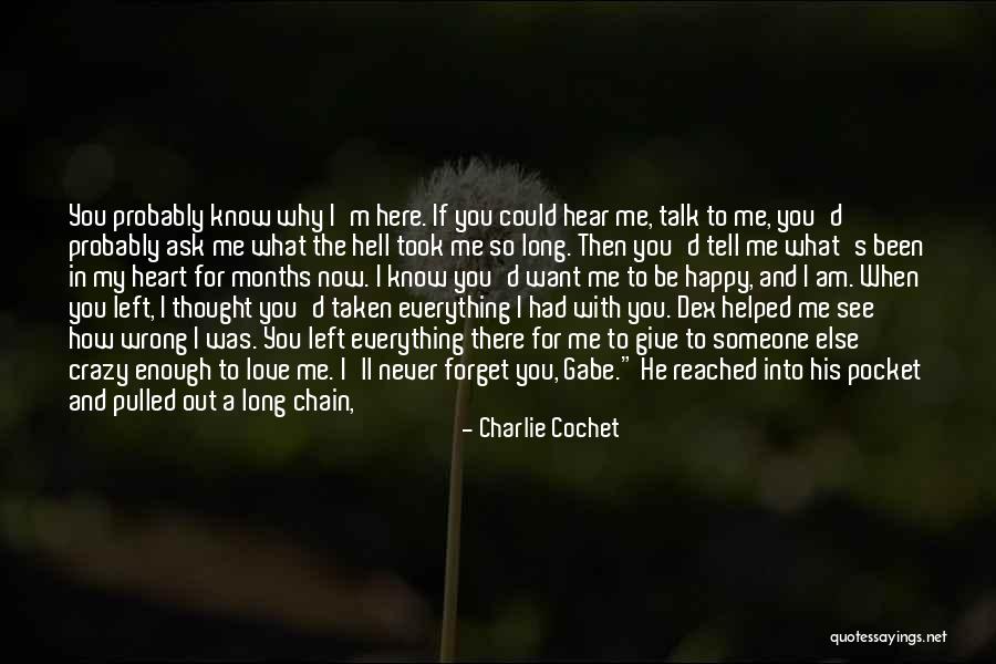 If You Could See Me Now Quotes By Charlie Cochet