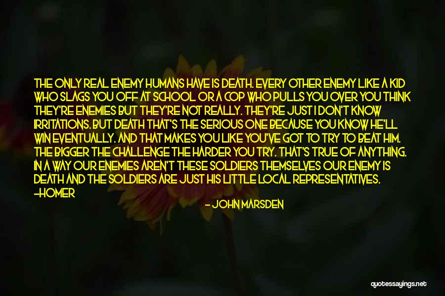 If You Don Challenge Yourself Quotes By John Marsden If You Don Challenge Yourself Quotes By John Marsden