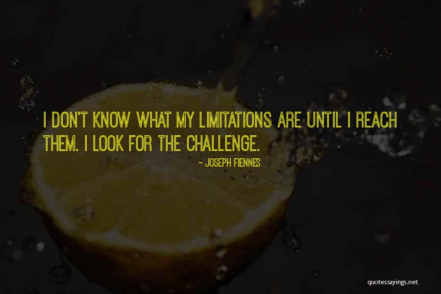 If You Don Challenge Yourself Quotes By Joseph Fiennes If You Don Challenge Yourself Quotes By Joseph Fiennes