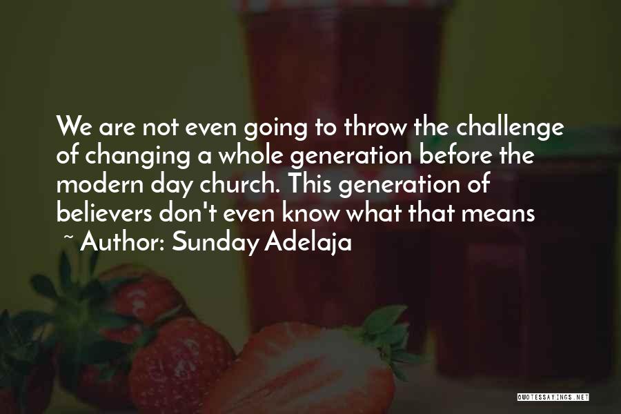 If You Don Challenge Yourself Quotes By Sunday Adelaja