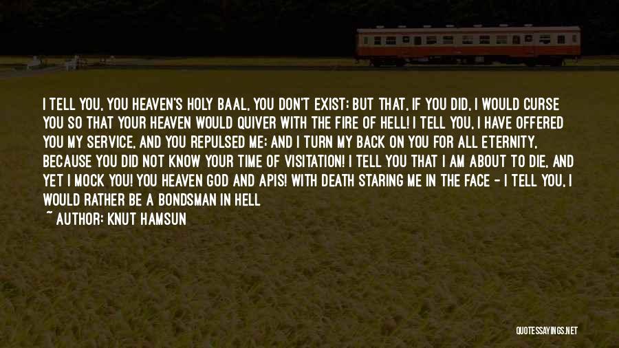 If You Don't Have My Back Quotes By Knut Hamsun