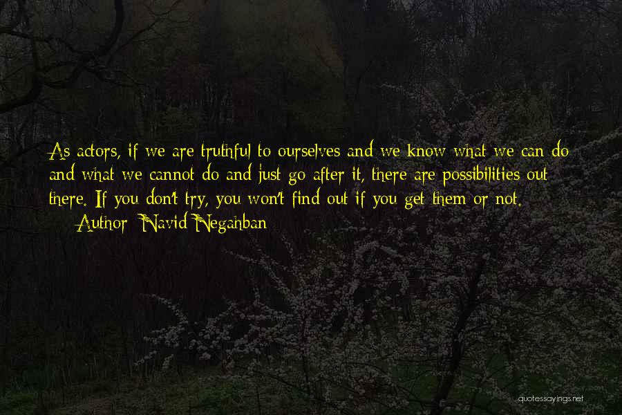 If You Don't Know What To Do Quotes By Navid Negahban