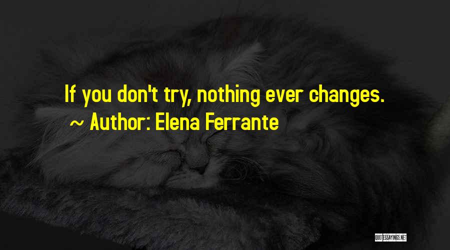 If You Don't Try Quotes By Elena Ferrante
