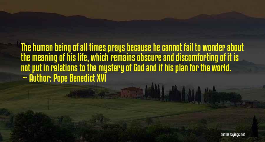 If You Fail To Plan Quotes By Pope Benedict XVI