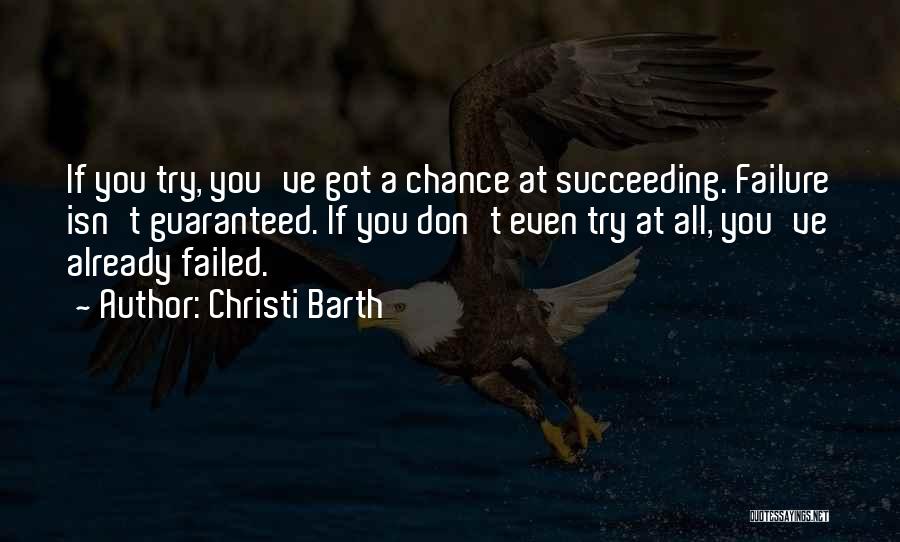 If You Failed Quotes By Christi Barth
