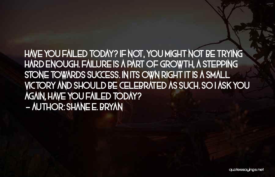 If You Failed Quotes By Shane E. Bryan