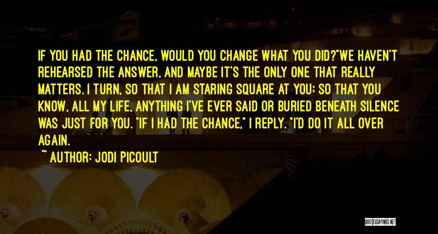 If You Had The Chance Quotes By Jodi Picoult