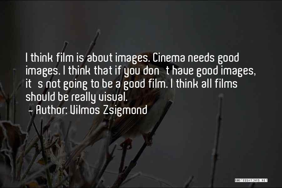 If You Have To Think About It Quotes By Vilmos Zsigmond