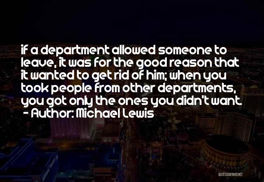 If You Leave Quotes By Michael Lewis