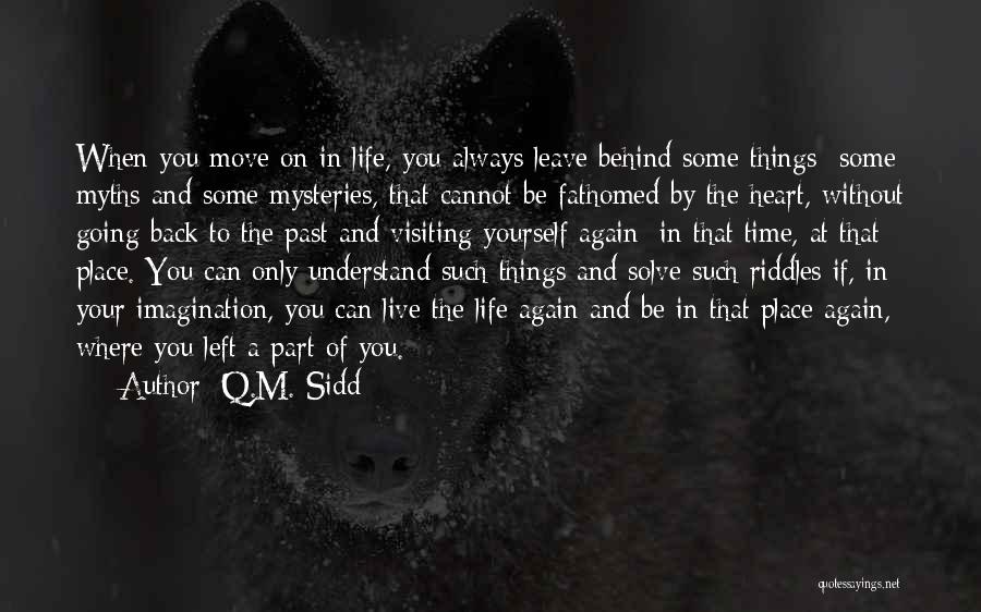 If You Live In The Past Quotes By Q.M. Sidd