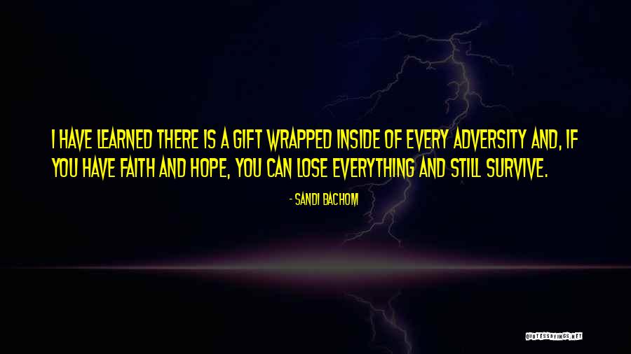 If You Lose Hope Quotes By Sandi Bachom