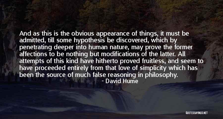 If You Love Me Then Prove It Quotes By David Hume
