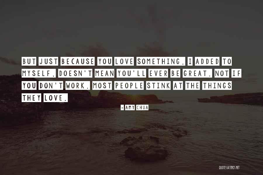 If You Love Something Quotes By Amy Chua