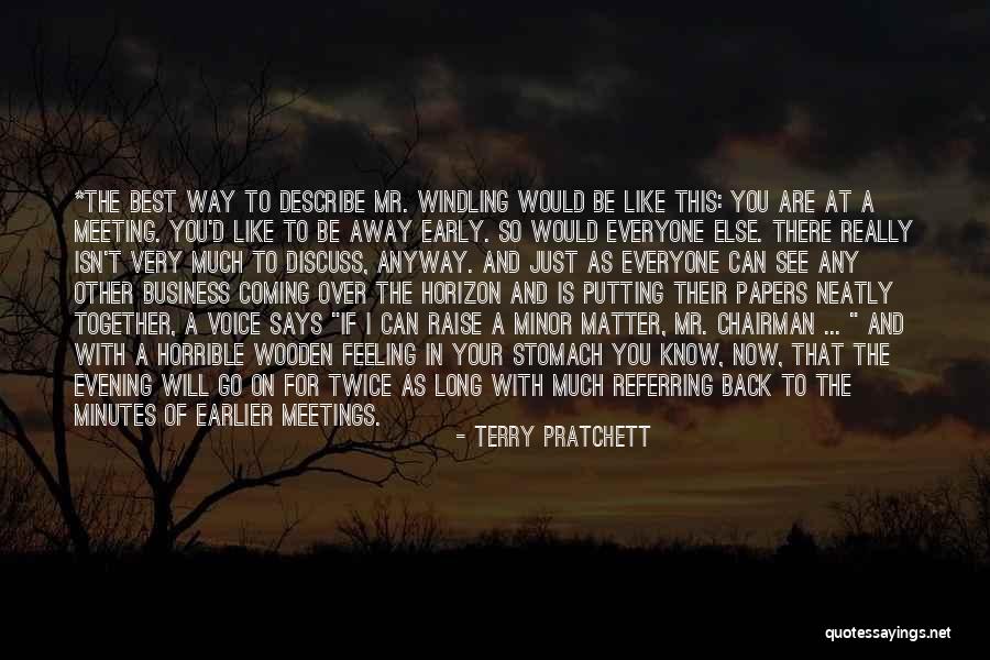 If You Mean Something To Someone Quotes By Terry Pratchett