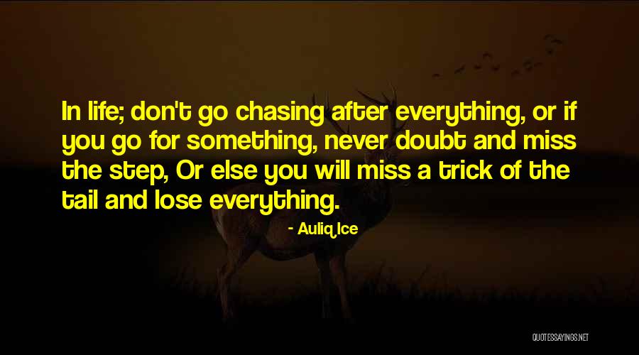 If You Miss Something Quotes By Auliq Ice